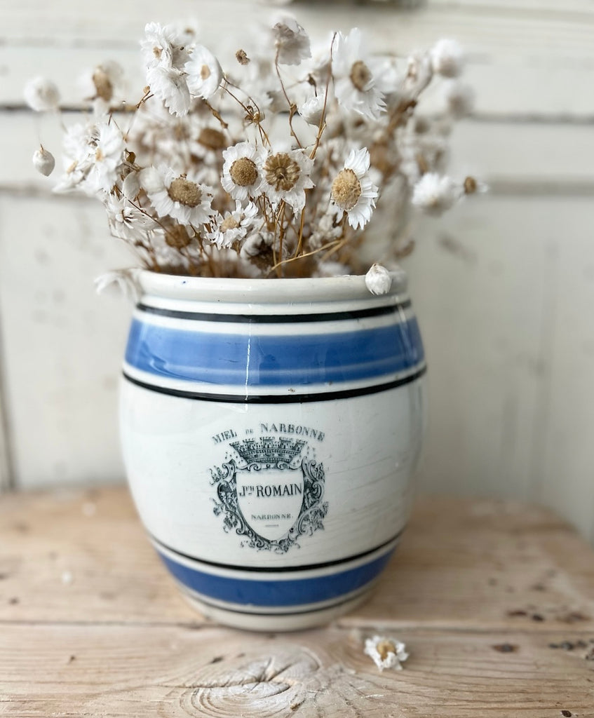 Rare Antique French honey pot