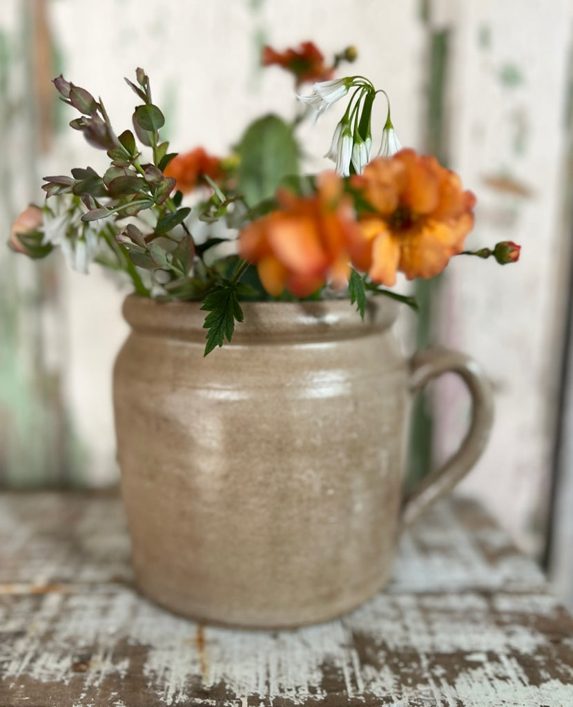 Rustic French stone pot