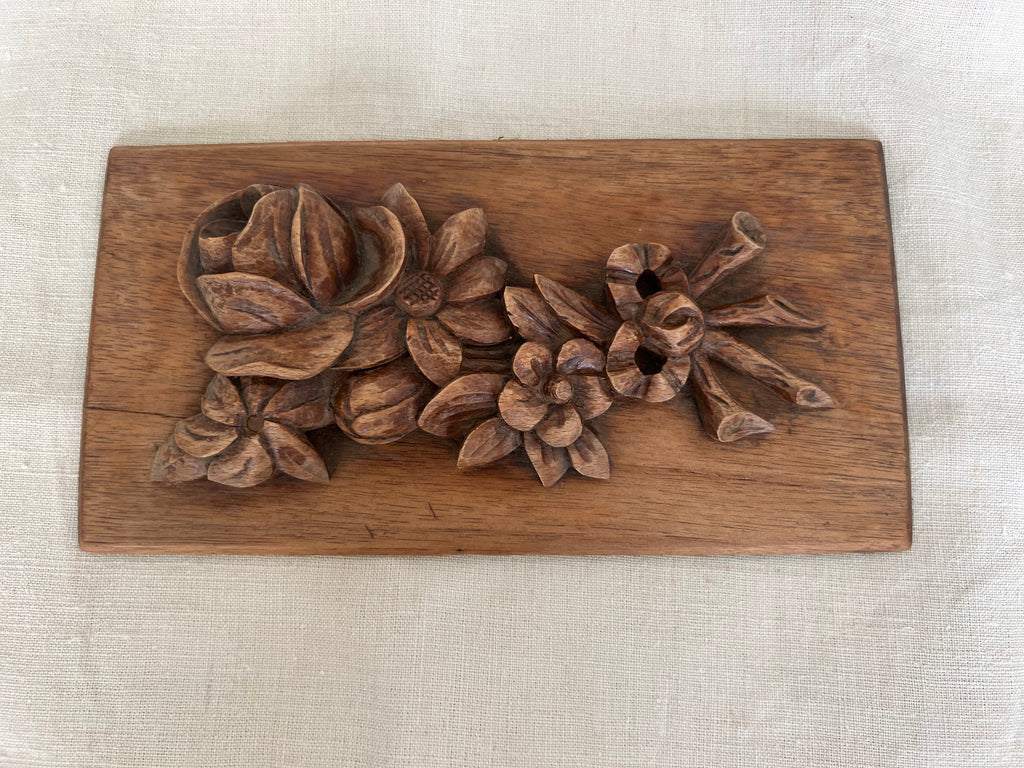 Beautiful carved box lid