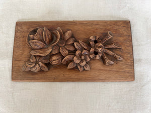 Beautiful carved box lid