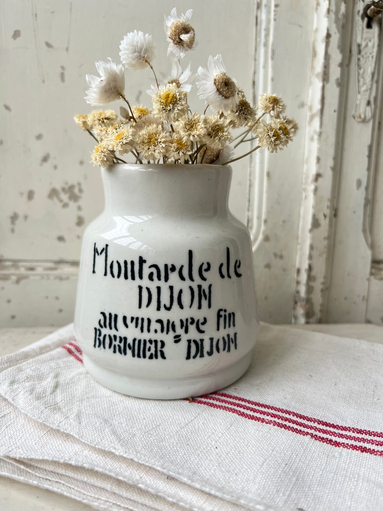 French moutarde ( mustard) jar
