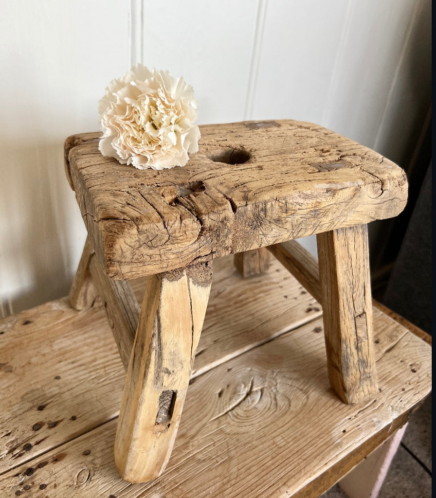 Cute elm stool