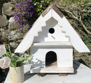 Hand crafted bird house