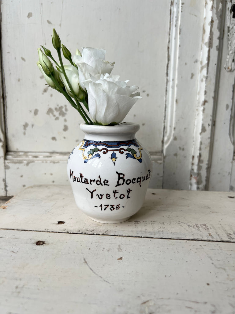 Delightful French moutarde jar