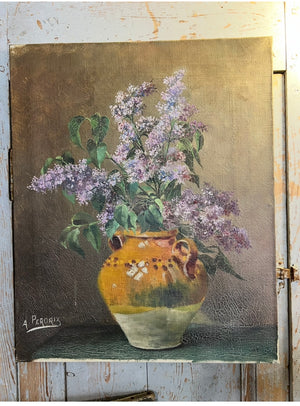 Stunning French oil on canvas
